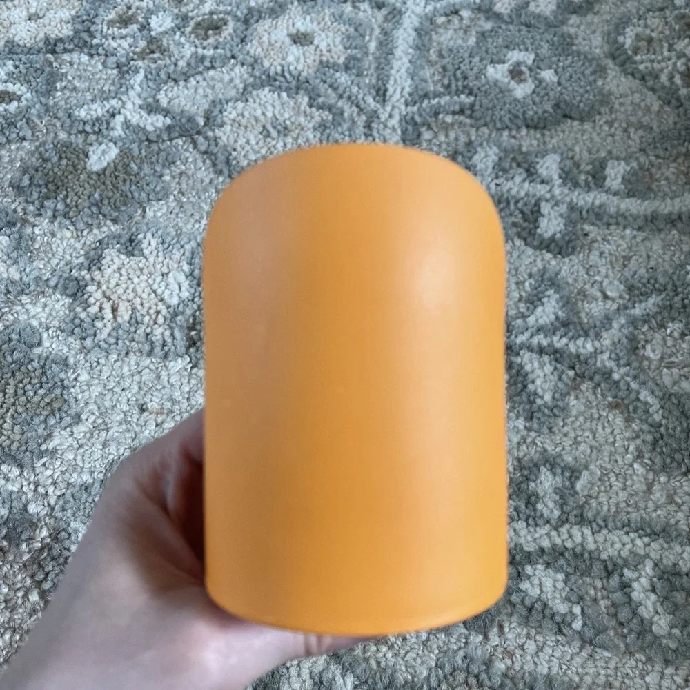 Vintage Tupperware‎ Orange Rocker Hand Scoop #292-16 Canister Measuring Cup